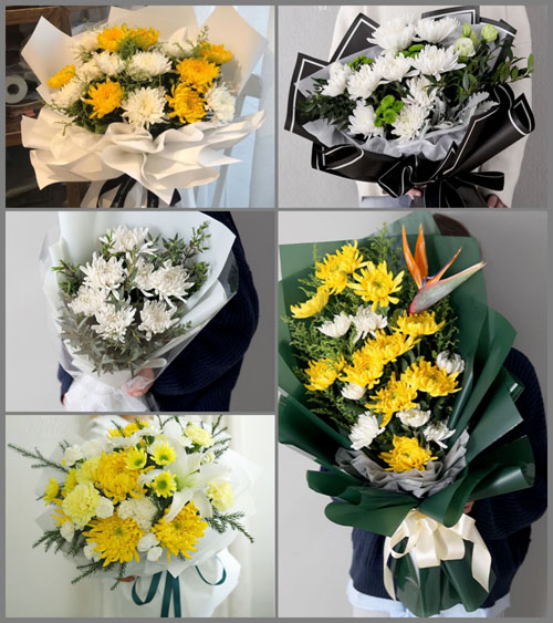 广东汕尾市海丰县附城镇道山村白事花束代送